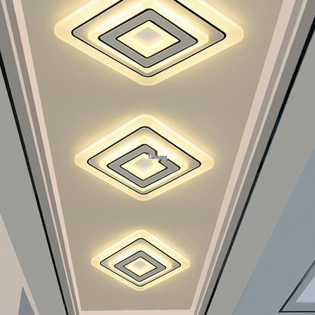 Круглый накладной потолочный светильник для коридора, прихожей, холла, балкона и фойе