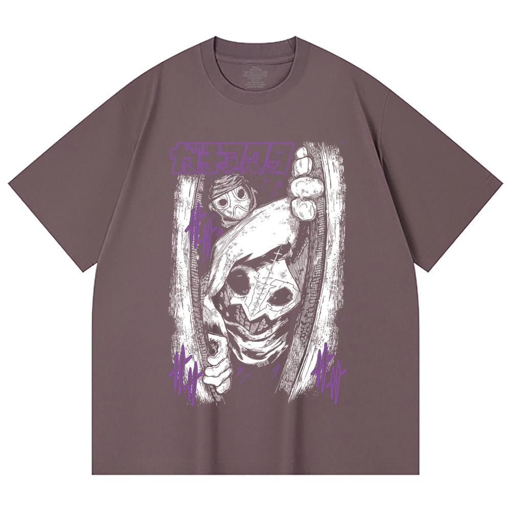 230 Gsm 100% Cotton Gachiakuta V9 Print Unisex Heavy Cotton T Shirt