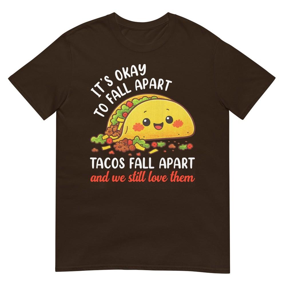 Unisextal Health Taco Its Ok To Fall Apart Awareness Unisex Kids TShirt