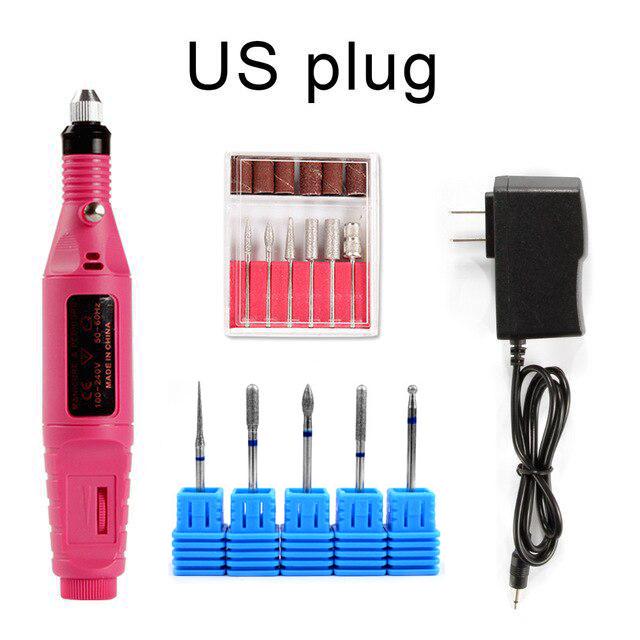 Профессиональный маникюрный аппарат, электрические сверла для ногтей, педикюр, керамический резак, средство для снятия геля