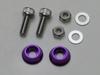 Creative Factory Posh 200382 Posh Болт и гайка для крышки номерного знака Пурпурный