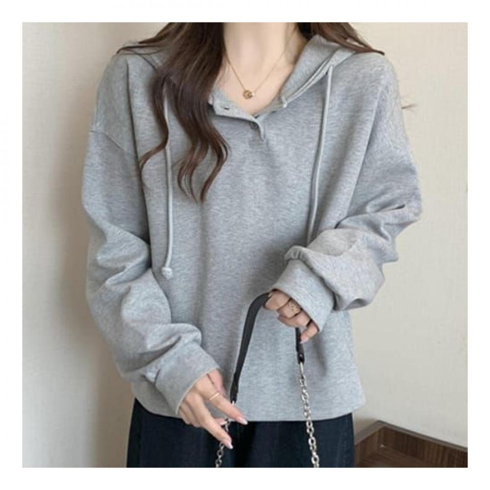 Navava Men Solid Long Sleeve Hoodie Sweatshirt Nt1370