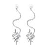 2pcs/pair Leaf Bluetooth Earphones Anti-lost Clip Hollow Out Headphone Chains  Women
