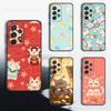 Мультяшный Счастливый Кот Милое Искусство Для Samsung S9,S10,S20,S10,S21,S25,S24,S23,Ultra,FE,Plus,Lite,Мягкий Силиконовый Черный Чехол