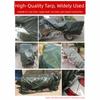Waterproof Coating Waterproof Tarpaulin Reinforced Edge Multipurpose Tarp Sheet  Porch Shade