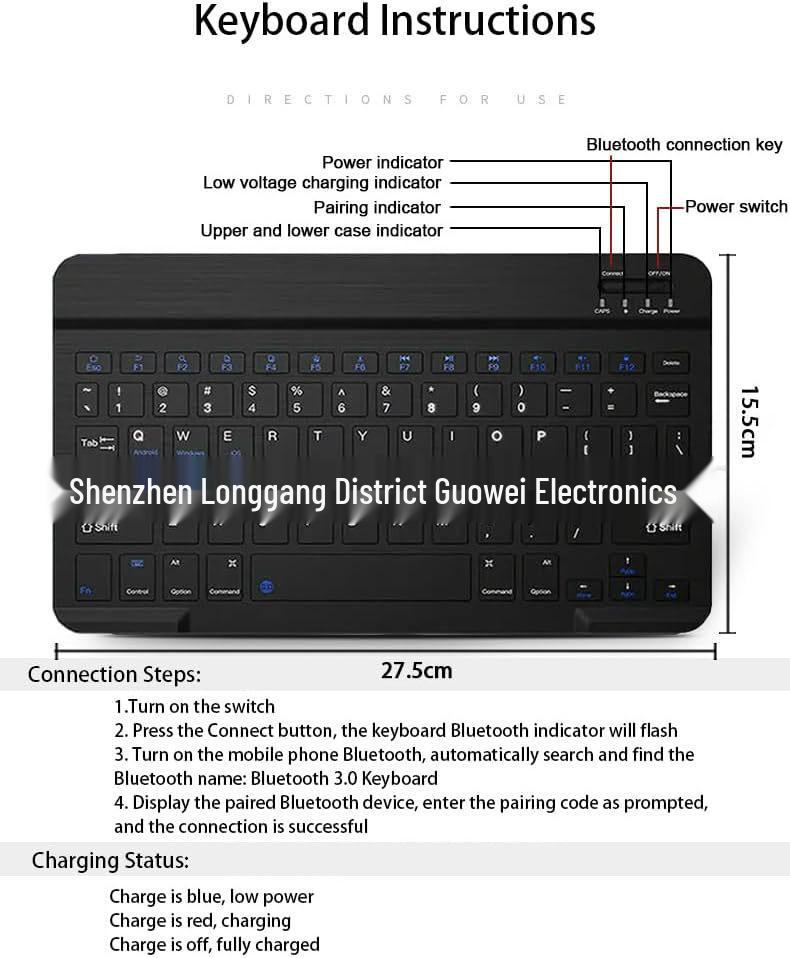 Планшет 2025 Samsung S11 Ultra 14.6" Чехол с Bluetooth-клавиатурой - Итальянская/Французская раскладка