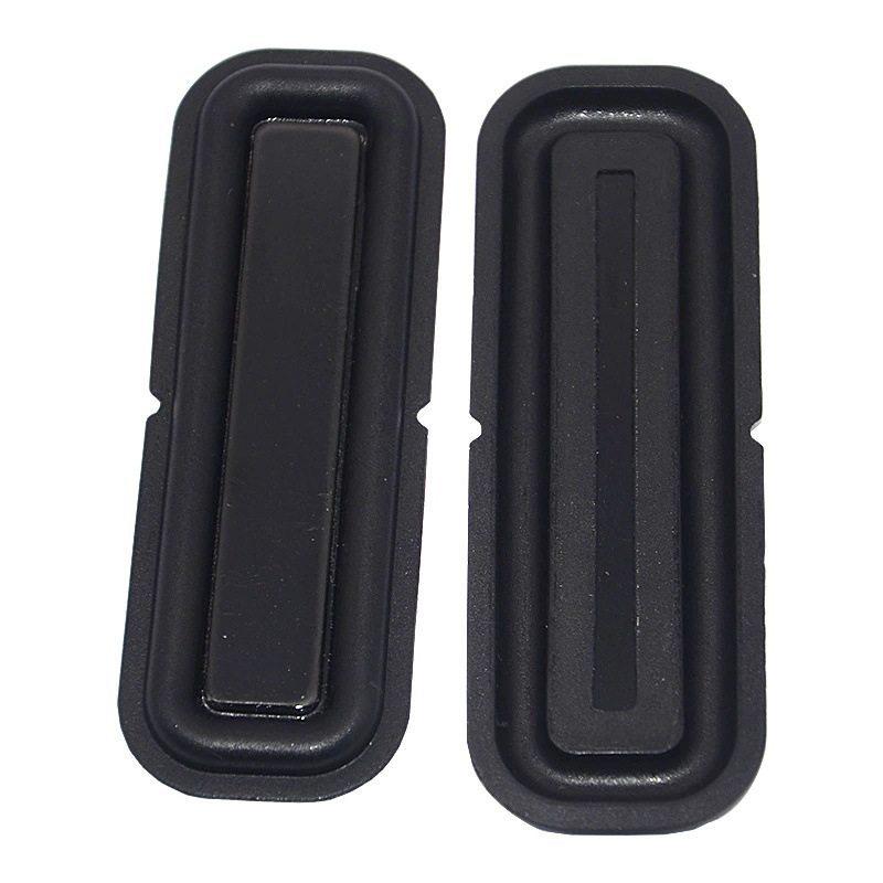 4" Vibration Plate, Racetrack Passive Bass Speaker Component, Rubber Diaphragm