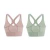 2 Pack Women's Breathable Sports Bra High Strength Support Underwear Jump Rope Running Yoga Braletter Summer Tank Top
