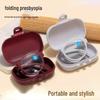 Портативные складные очки для чтения с защитой от синего света, HD, для стильных пожилых людей