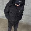 Хлопковая куртка Trapstar с вышивкой, воротником-стойкой и капюшоном - Новый модный зимний стиль