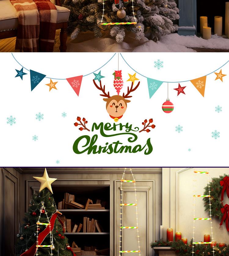 Светодиодная гирлянда «Дед Мороз»: Декоративные праздничные огни для помещений/улицы