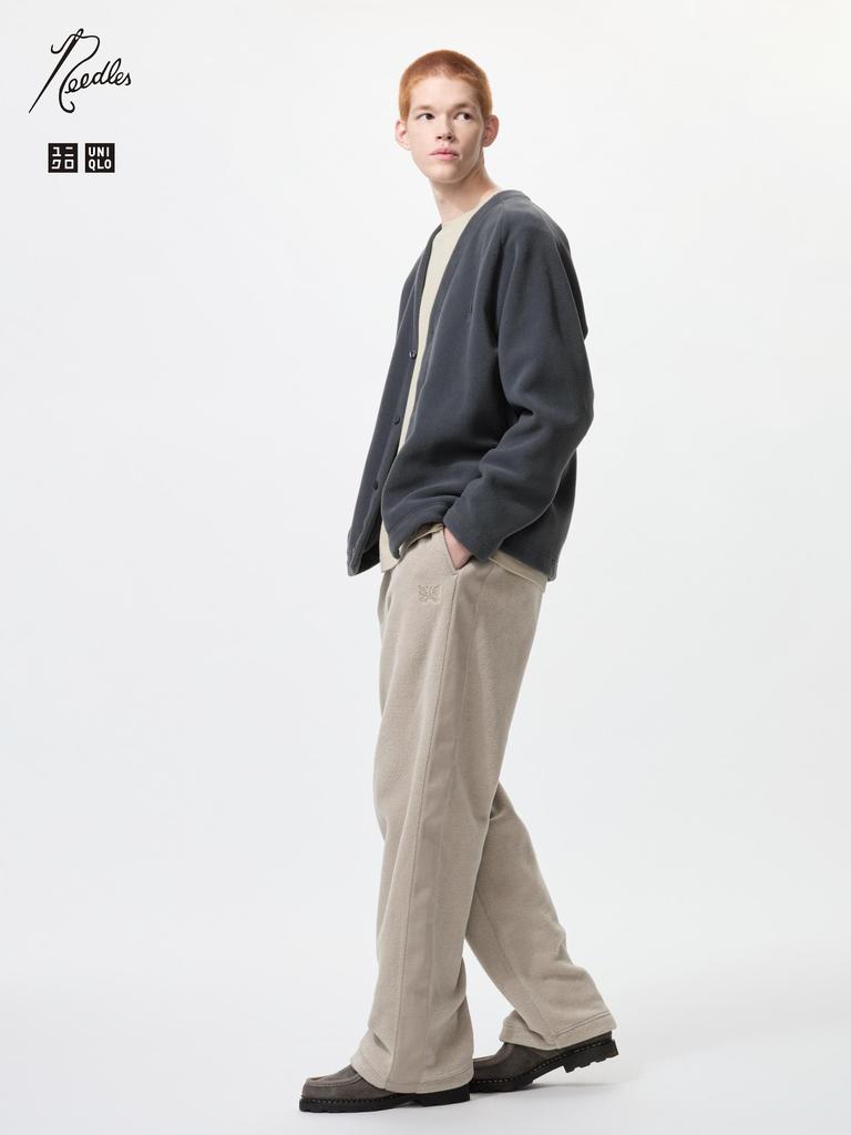 Uniqlo Флисовые широкие брюки длинной до щиколотки