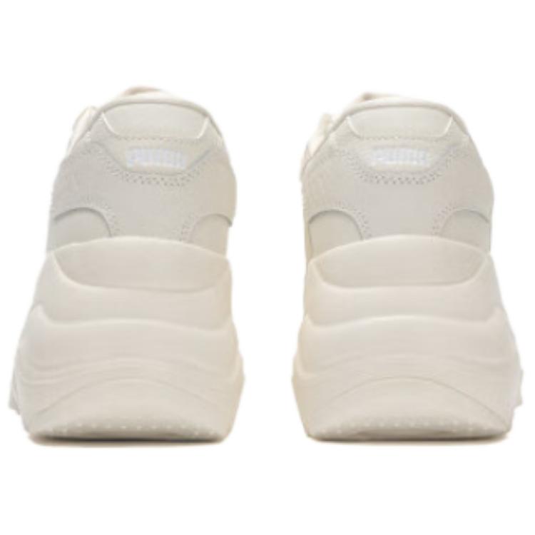 Puma Pulsar Клин Устойчивые к истиранию Низкие Кроссовки на массивной подошве Женские Белый 400977-01