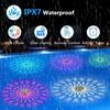 Solar Powered Solar Floating Pond Light 12 Modes Dynamic RGB Floating Lights Swimming Pool