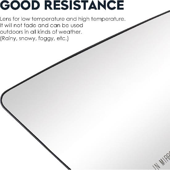 New Passenger Right Side Heated Mirror Compatible With GMC Acadia Chevy Traverse Saturn Outlook Replacement For 15951928, 25990004, 30223, 80223,