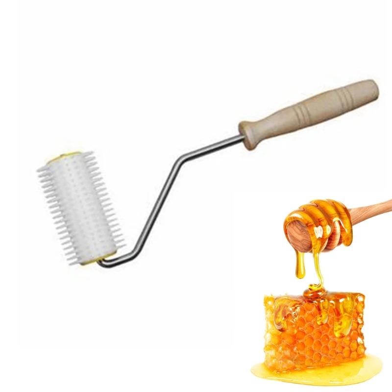 Simple to Clean Beekeeping Tool Steel Needle Roller Design for Quick Honeys Extraction and Multipurpose Applications