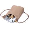 Women's Shoulder Bag Made of Genuine Leather Vintage 22629 Beige
