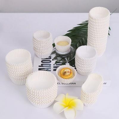 150/200 шт. Бумажные формочки для шоколада, выпечки маффинов, кексов, формы, капсулы для кексов, белый поддон для вечеринки, форма, жиростойкие обертки, держатель