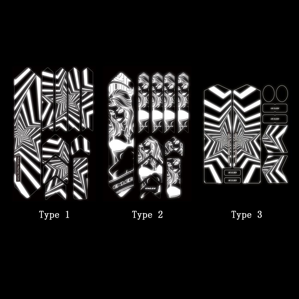 Светоотражающие наклейки на вилку велосипеда, устойчивая к царапинам защитная вилка для горного велосипеда, съемная наклейка для дороги