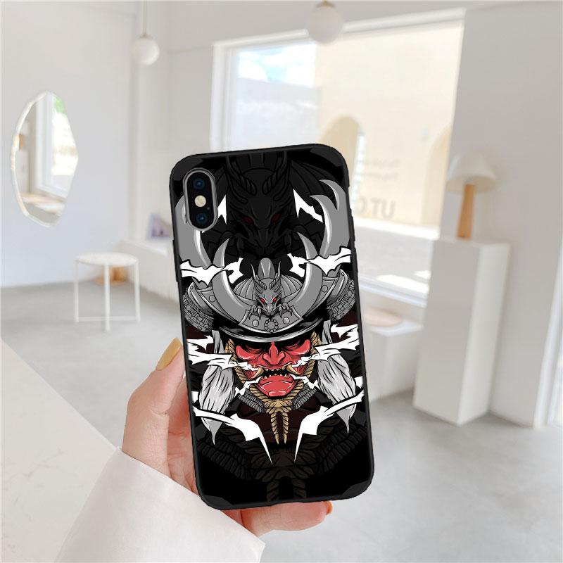 MY17 Япония Самурайская Маска Мягкий Чехол для Телефона для Xiaomi Xiaomi Poco M4 M5 M6 M7 X3 X6 X7 F8 Ultra Pro GT NFC