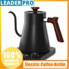 1200W High Power Electric Gooseneck Kettle Stainless Steel Inner Water Boiler NTC Temperature Control LCD Display Tea Kettle