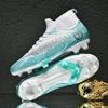 Foreign Trade New Football Shoes Men's High-top Long Nails Short Nails Broken Nails Football Shoes Grass Training Shoes One Piece 2025