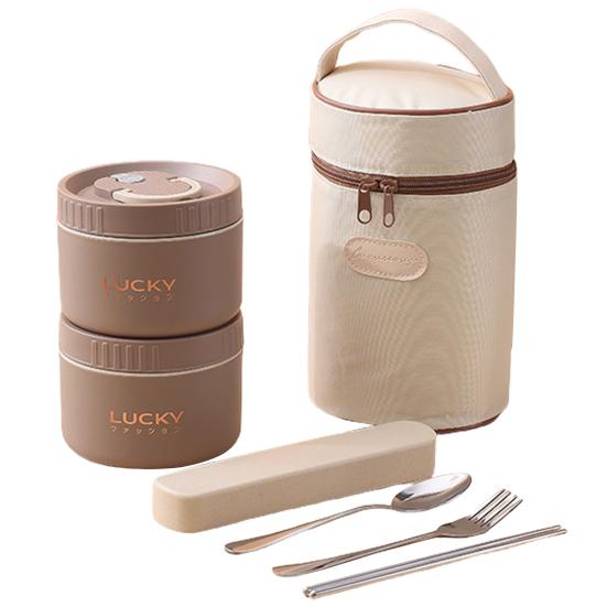 1/1 комплект, ланч-бокс, большая вместимость, рабочий запас, пищевой, сохраняющий тепло, контейнер для обеда с изолированной сумкой, полезный, герметичный, пищевой