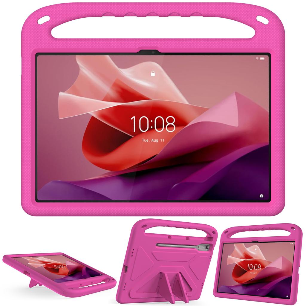 EVA Case for Lenovo Xiaoxin Pad Pro 2024 12.7" Tab P12 TB-370FU Kickstand Cover Kids Friendly with Portable Holder Shockproof