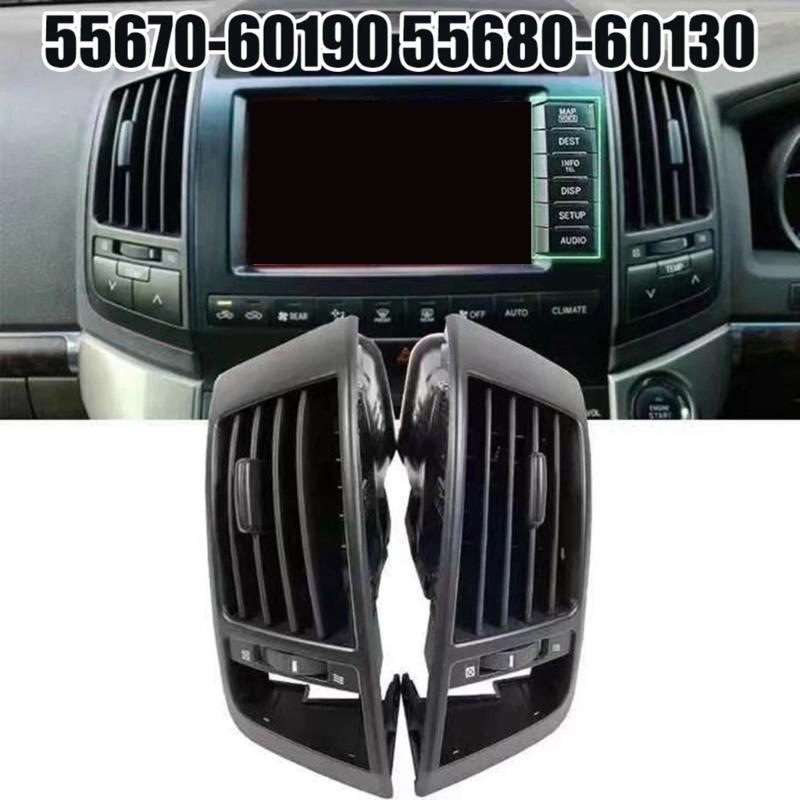Climate Control Enhancing Cabin Air Conditioning Air Flows with Dashboard Vent Grille for LC200 55670-60190 55680-60130