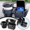 Multi-Functional Car Organizer Box Hanging Storage Rack with Cup Holder Vehicle Interior Accessories Side Door & Window Pockets