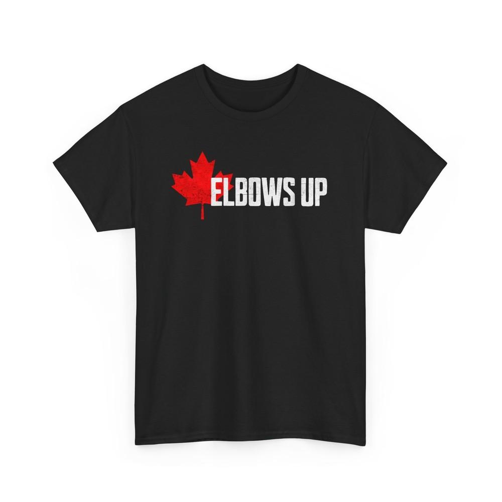 Elbows Up Canada True North Strong and Free Proud Canadian Unisex T-Shirt Unisex T-Shirt