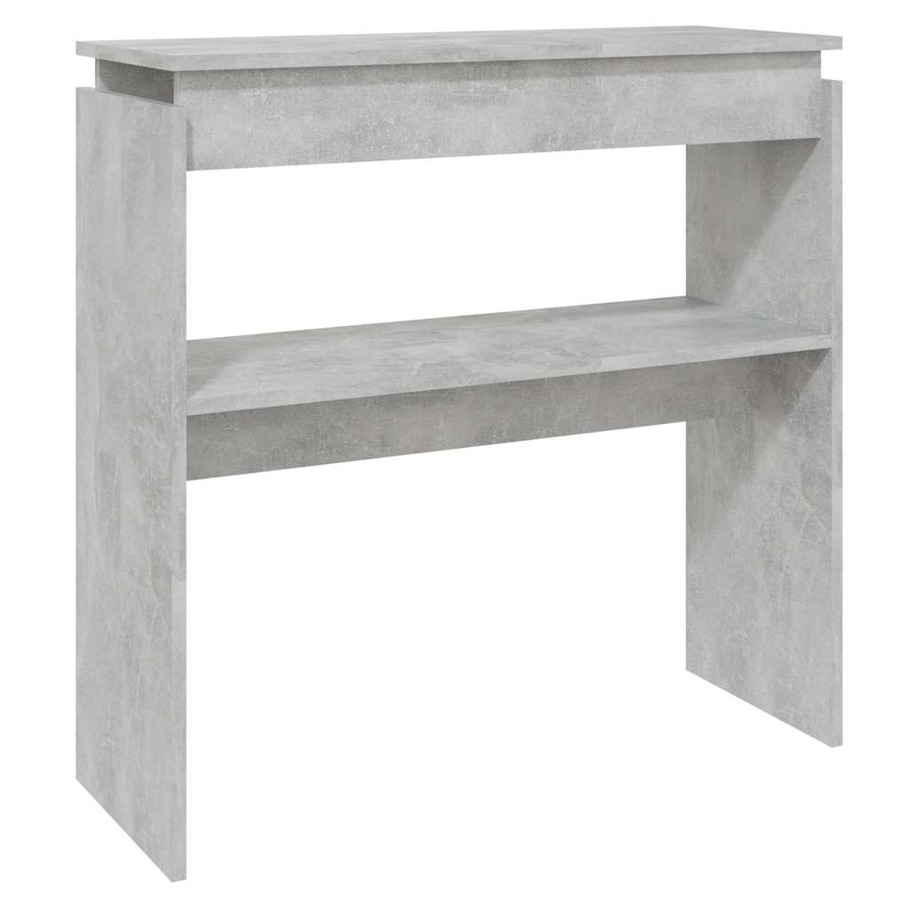 Vidaxl Stolik Konsolowy, Szarość Betonu, 80X30X80 Cm