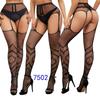 Sexy Lingerie Lace Transparent Sling Net Stockings Black Sexy Free Off Waist Fishnet Stockings Non Slip Garter