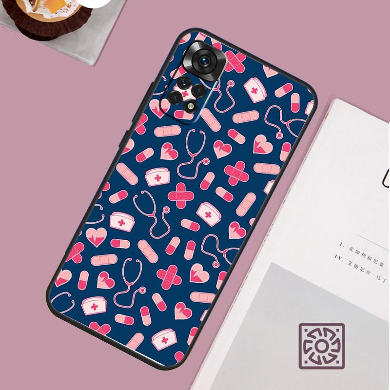 Медицинский футляр для лекарств для Xiaomi Redmi Note 12 9 10 11 13 Pro Plus 9S 10S 11S 12S Redmi 12 10C 12C 13C Чехол
