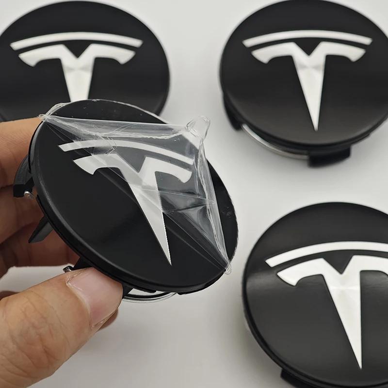 Tapas de cubo de centro de rueda de coche originales de 56mm, cubierta adhesiva para Tesla Model Y Model 3 2017-2023/MODEL3 High