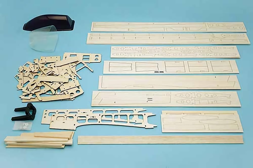 OK Mokei Pilot Cavalier Бальзовый Кит Радиоуправляемый Спортивный Самолет 12149