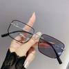 Retro Photochromic Myopia Glasses Neutral New Fashion HD Blue Light Blocking Glasses Discoloration Lens Eyeglasses 0 TO -4.0