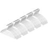 Recommended by Organizing TITIROBA Stylish 22AB008 Advisors Hangers, Anti-Slip, Non-Staining, 50-Piece Set, White,