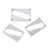 Durability Chrome Plated Pickup Mounting Bracket 4 Stainless Steel Screws Compatible With Guitar Bridge Pickups