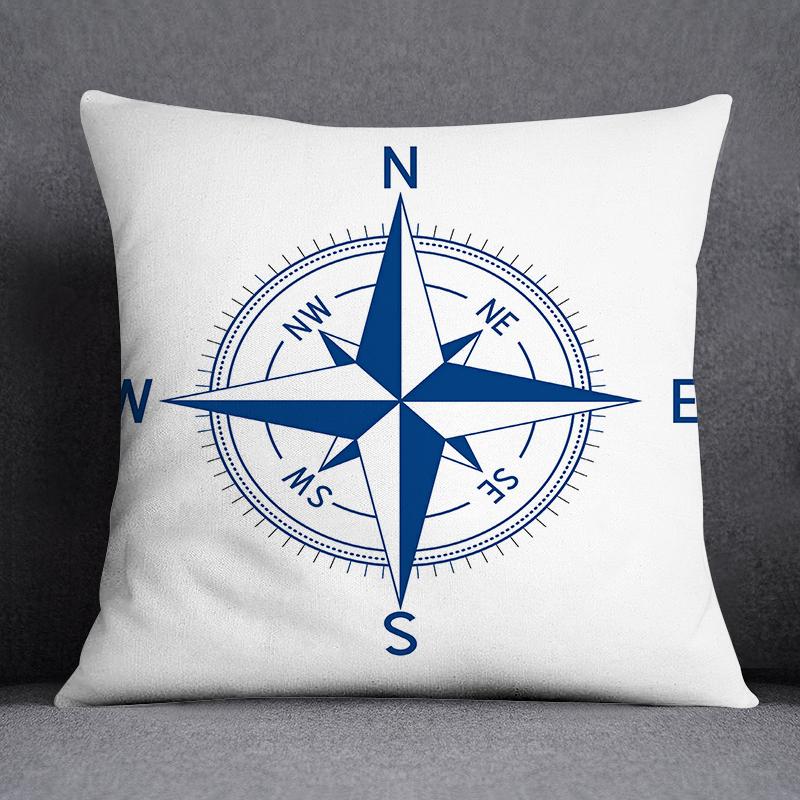 Pillowcases Home Office Decor Cushion Covers Blue Mermaid Sailor Marines