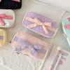 Candy Colored Stationery Storage Bag Large Capacity Storage Bag Pencil Case  School Office
