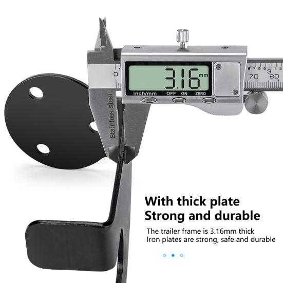 Настенное крепление для велосипеда, прочная металлическая горизонтальная настенная вешалка для велосипеда, экономящая место дома