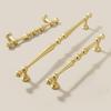 Modern Simple Cabinet Door Handle Zinc Alloy Cabinet Hardware Wardrobe Door Handle  Kitchen Door
