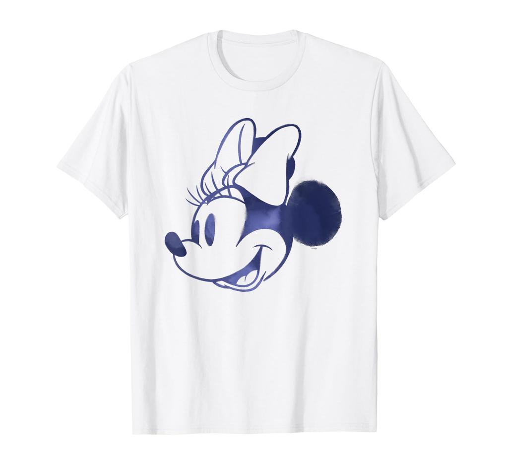 Disney Minnie Mouse Head Retro Vintage Classic T-Shirt