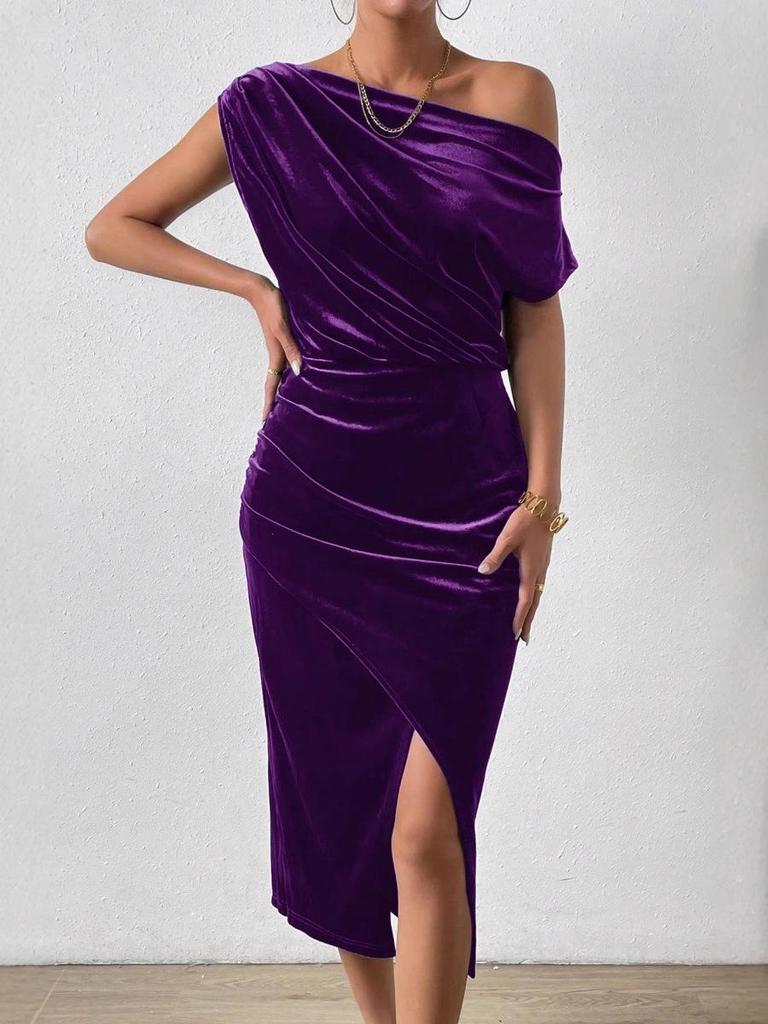 Лето 2025 Новое поступление: Элегантное женское вечернее платье с открытыми плечами