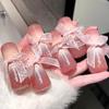 Прозрачный кислородный зеркальный блеск для губ Daimanpu: Водяной Стеклянный Желейный Цвет Губ в Оттенке Молочного Чая Блеск для Губ