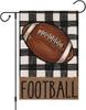 Louise Maelys Football Garden Ag Double Sided 12x18 Inch Small Burlap Sports Fans Party Welcome Holiday Yard Outdoor Ag  EEL