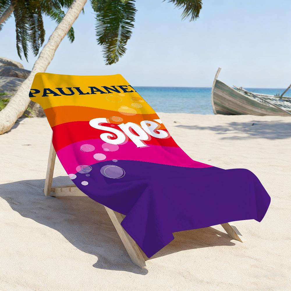 Модное полотенце с логотипом P-Paulaner S-Spezi-S Спортивное Быстросохнущее Туристическое Снаряжение для Кемпинга Песозащитное Мягкое Легкое Большое Пляжное Полотенце