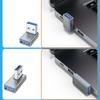 4 шт. 90-градусный правосторонний USB 3.0 Male to Female Удлинительный адаптер для ноутбука ПК Адаптер USB-зарядки Удлинитель