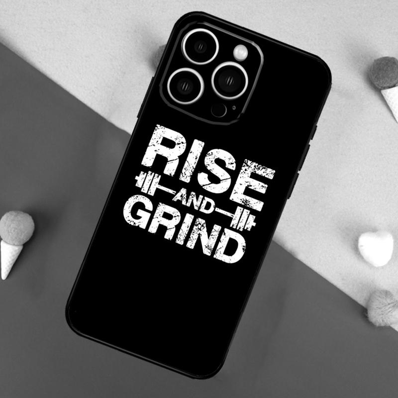 Bodybuilding Gym Fitness Case For iPhone 16 15 Pro Max 11 12 13 Mini 14 15 Pro Max 15 Plus XR 16e Phone Back Cover